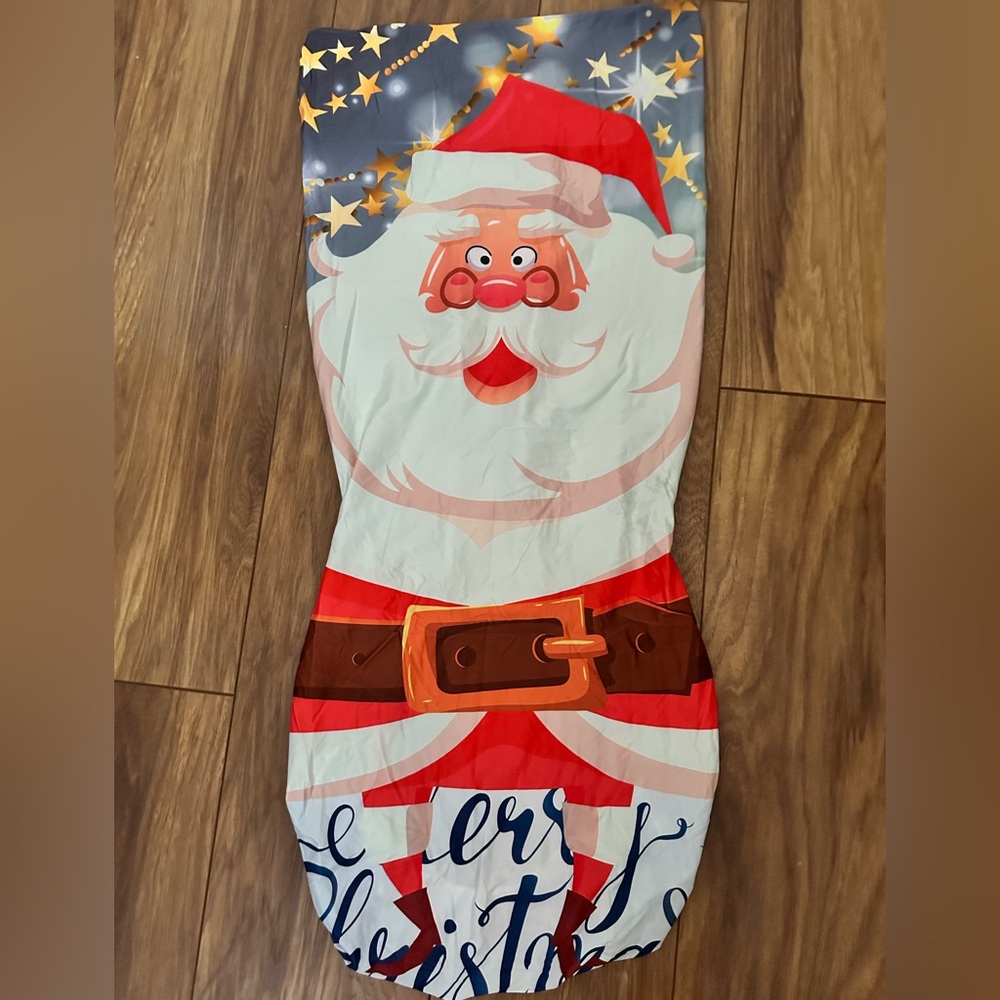 Christmas stretch chair covers.  Set of four (4) covers